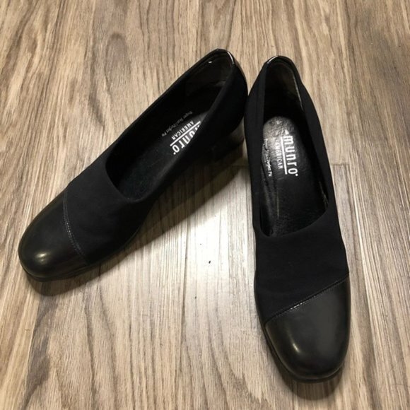 Munro American shock absorbing chuck leather Heels - Picture 1 of 7